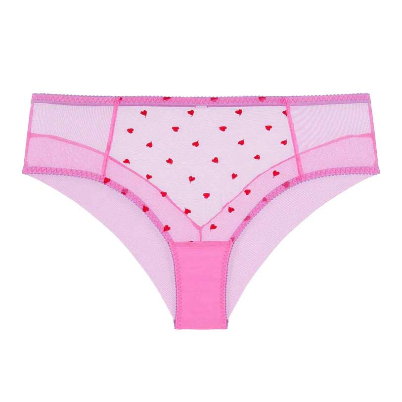 Dora Larsen Priya Heart Embroidery High Waist Knicker